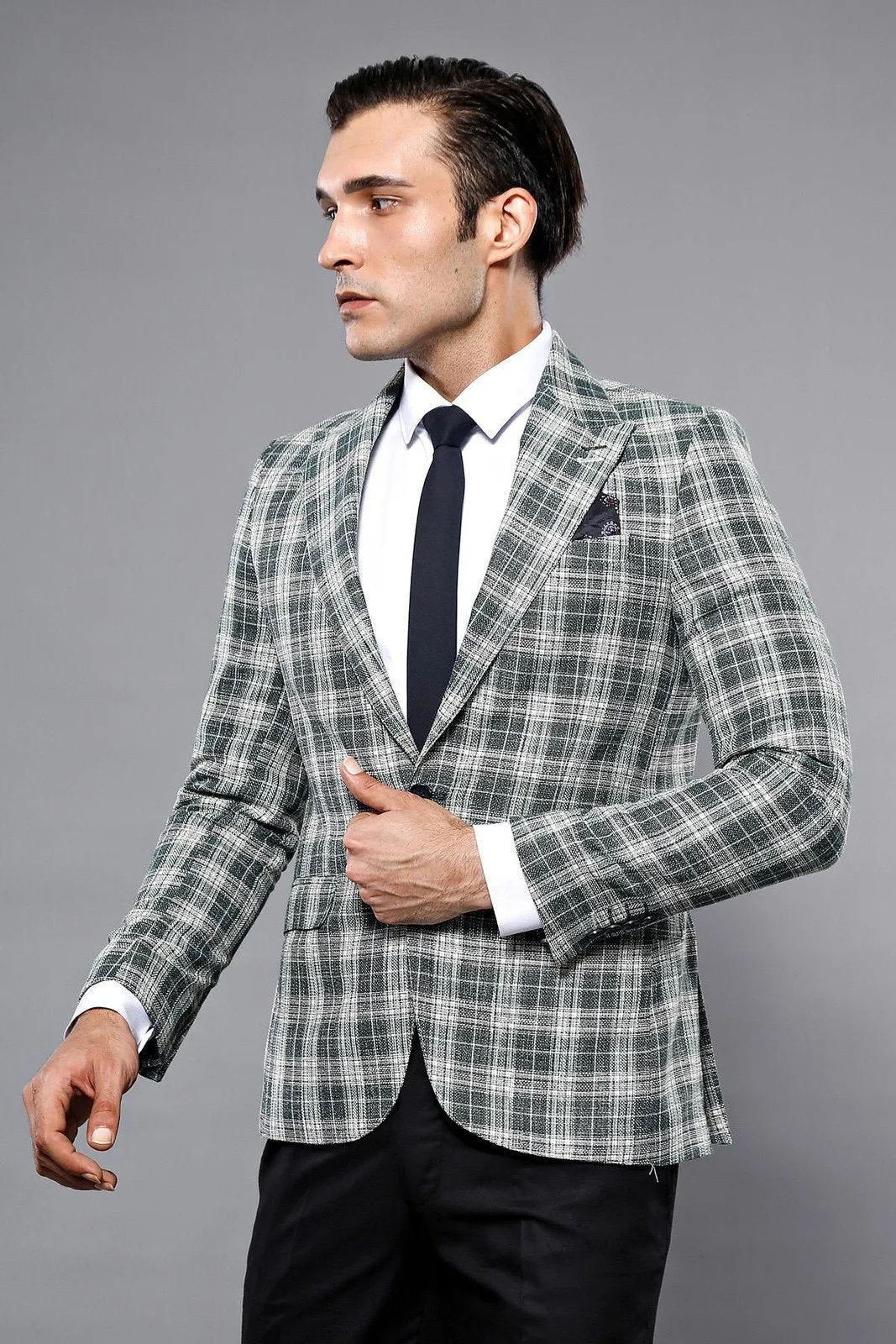 15435 Green Blazer Jacket