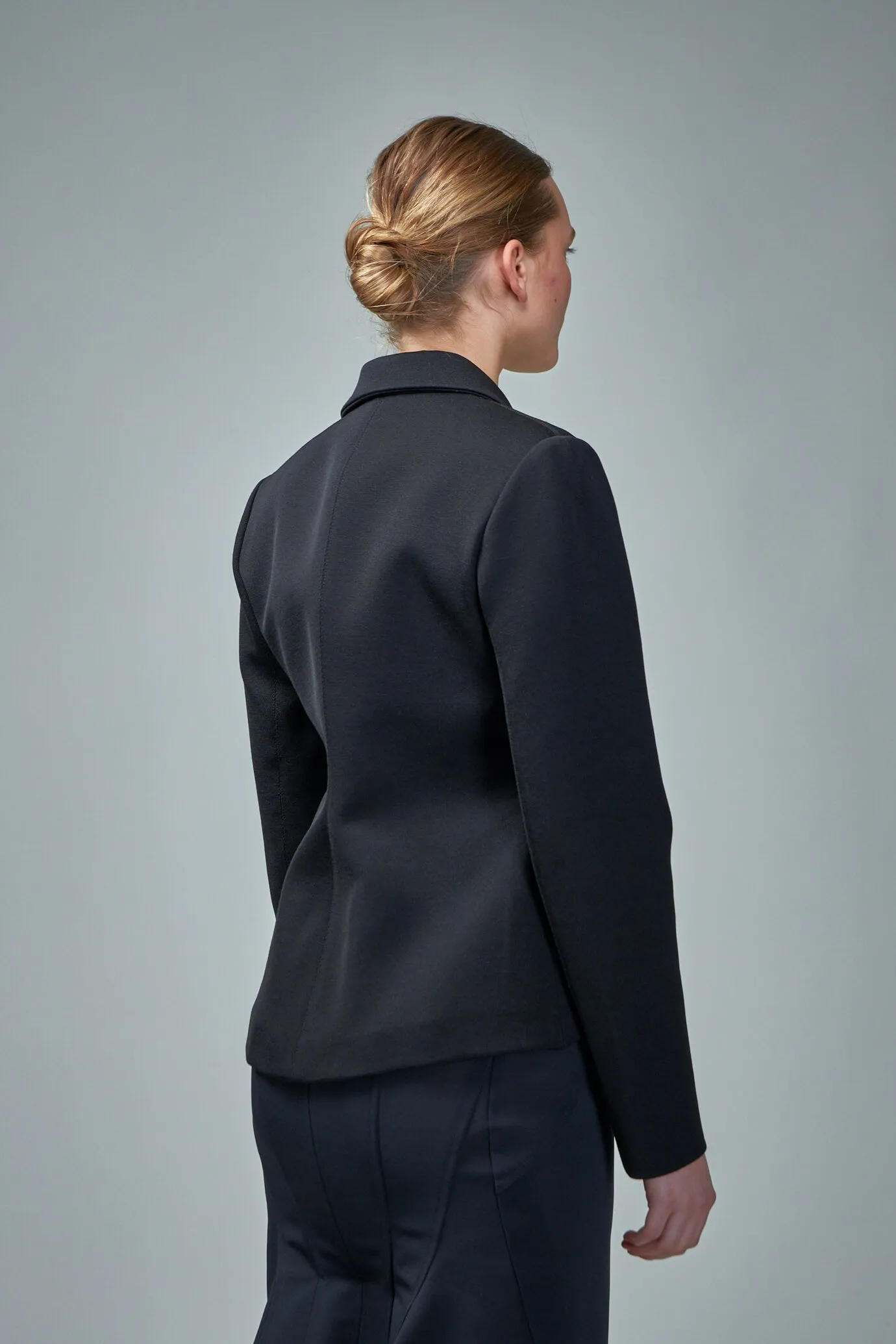 A Line Jacket Stretch Gabardine