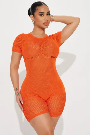 Adryana Romper - Orange