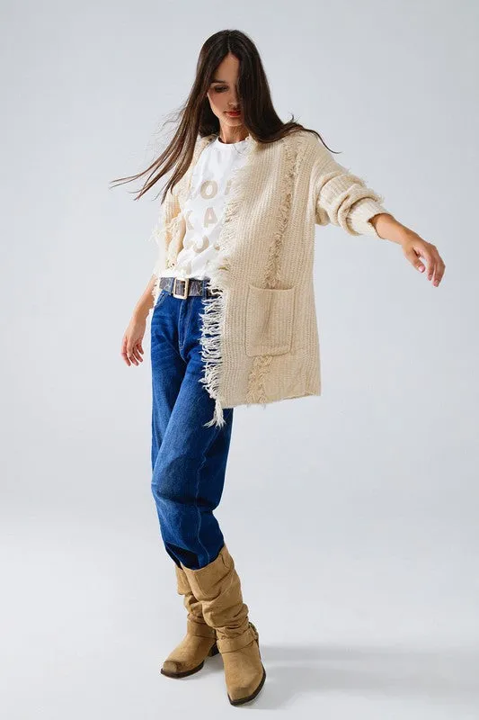 Boho Distressed Cardigan