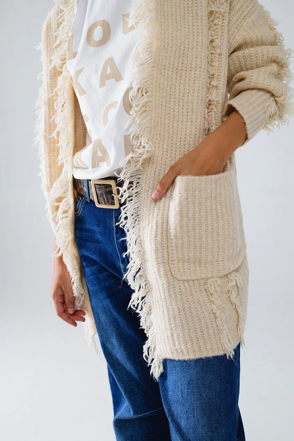 Boho Distressed Cardigan