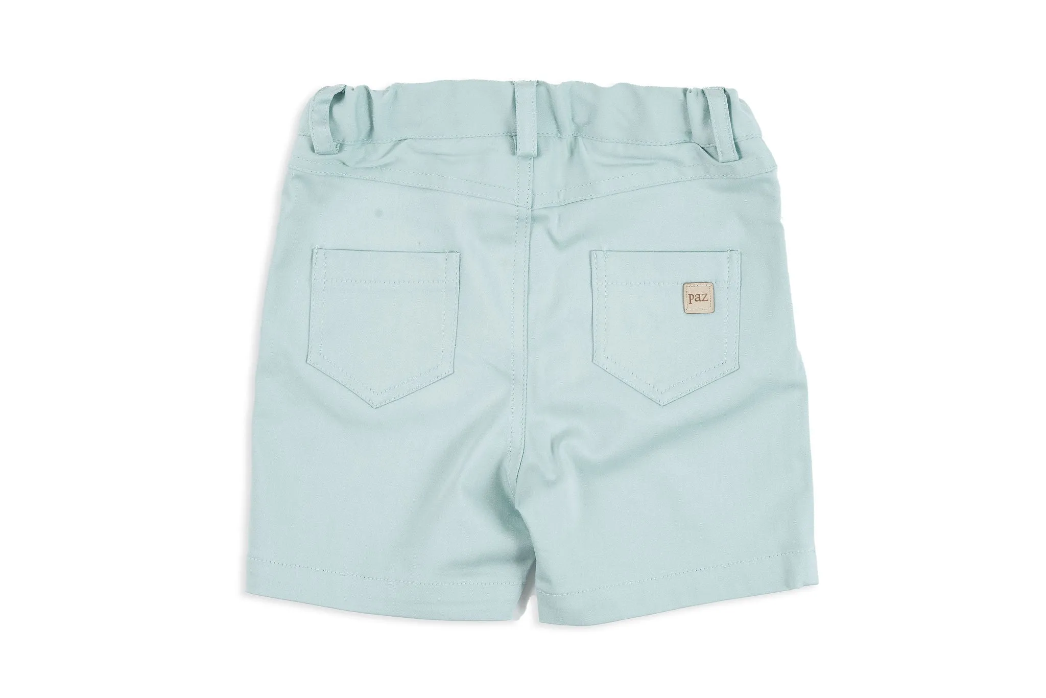 Boy Macedonia Light Teal Short