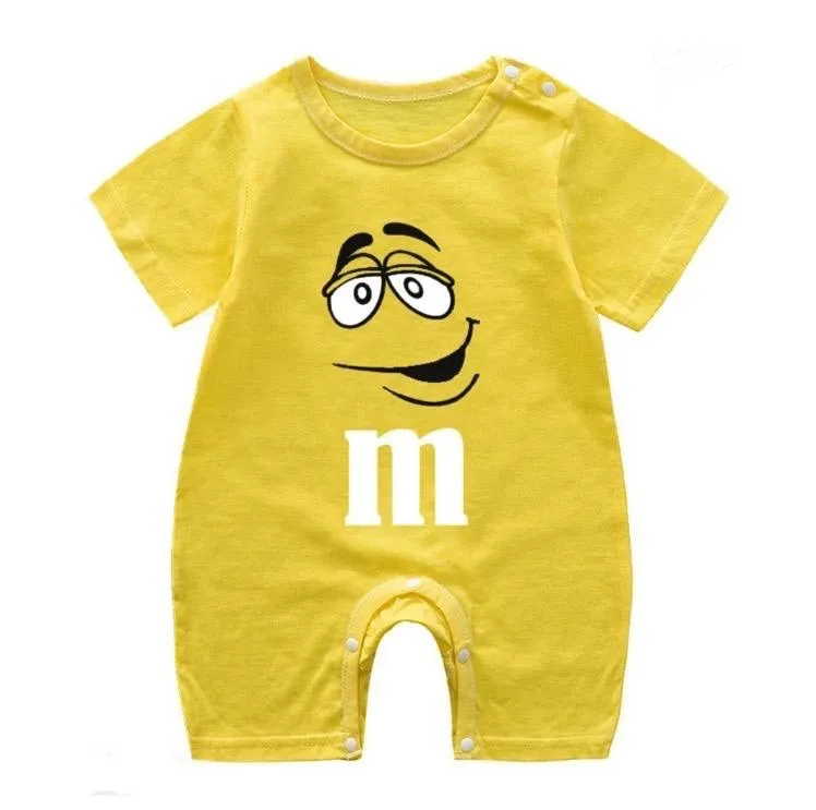 Boys And Girls M&M Rompers