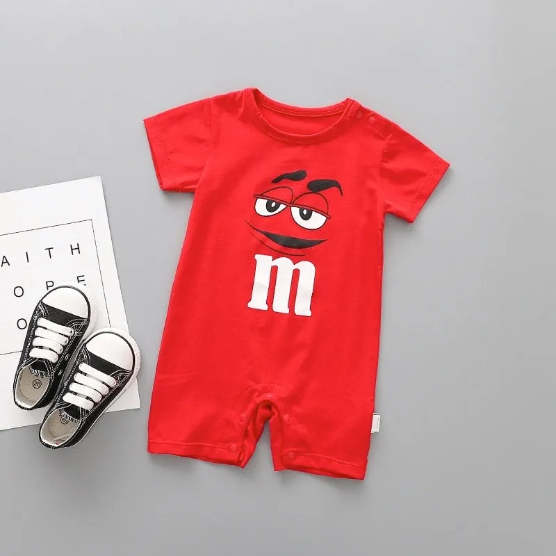 Boys And Girls M&M Rompers