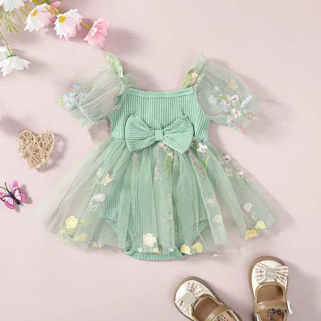 BUTTERFLIES Tulle Romper Dress