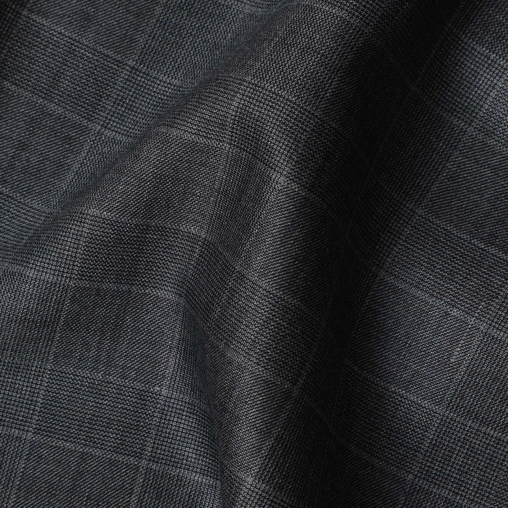 Charcoal Grey SCABAL Super 140's Wool and Cashmere Suiting Fabric - 3.5 Meters, 150 cm Width, Made in the UK-D21251