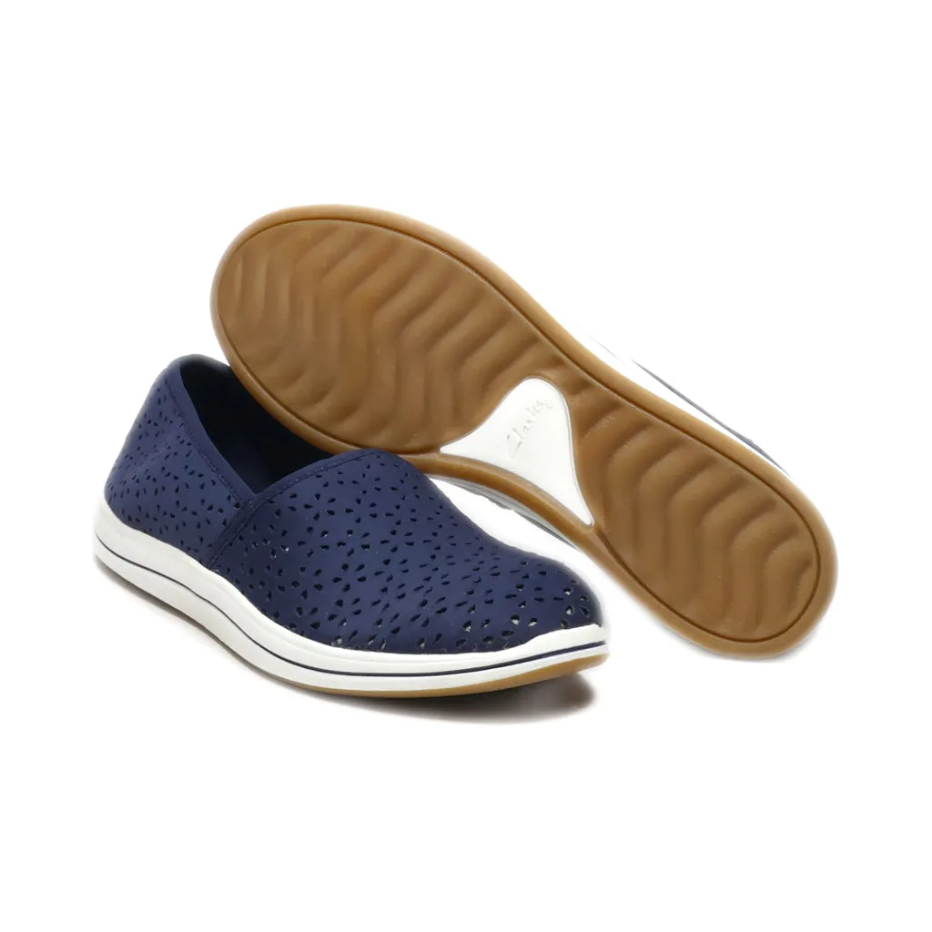 Clarks Espadrilles Fabric Blue Colour For Women