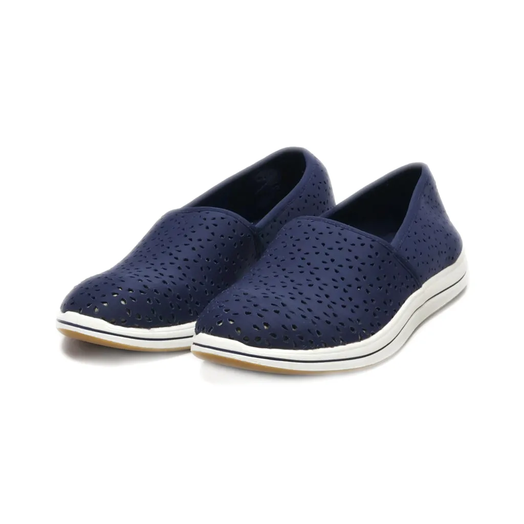 Clarks Espadrilles Fabric Blue Colour For Women