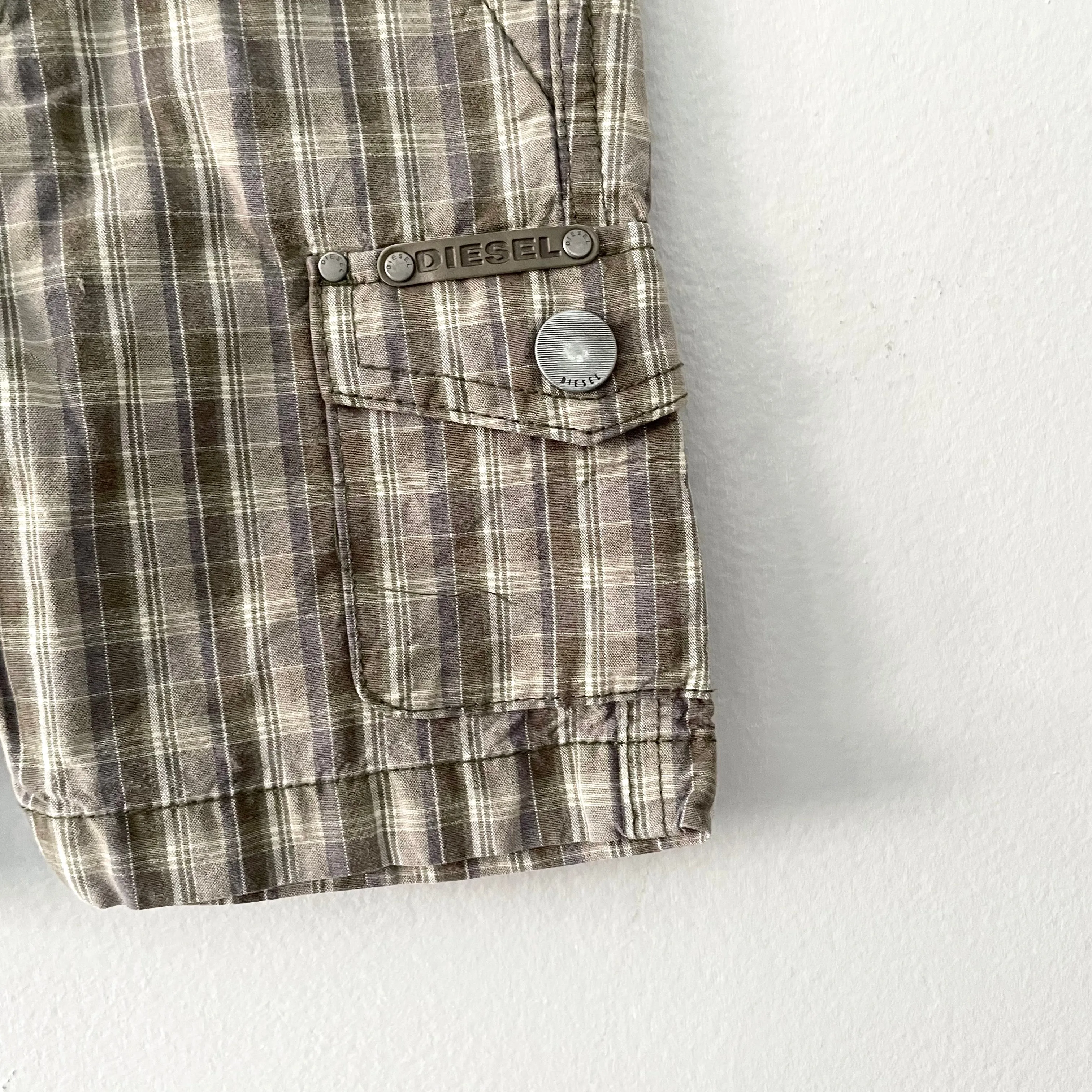 Diesel / Checked half pants / 12M