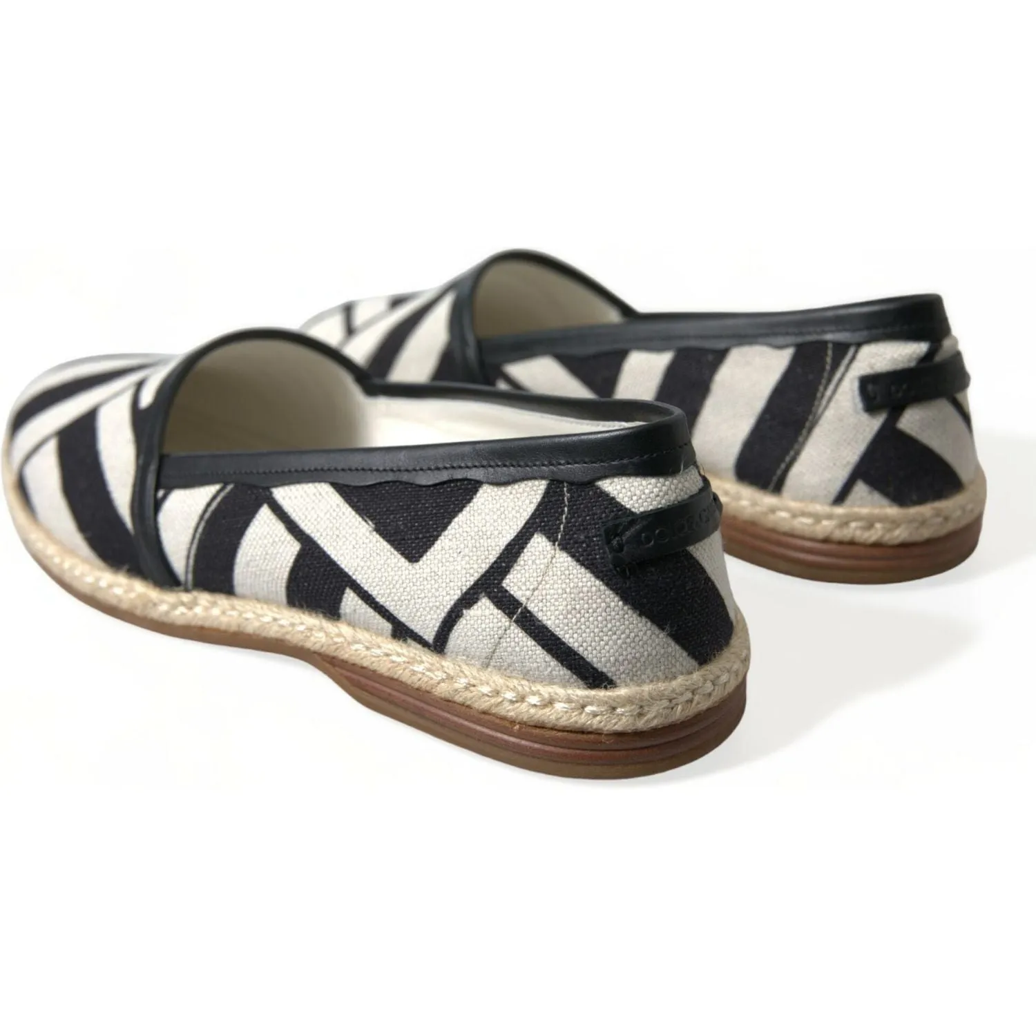 Dolce & Gabbana Chic Striped Canvas Espadrilles