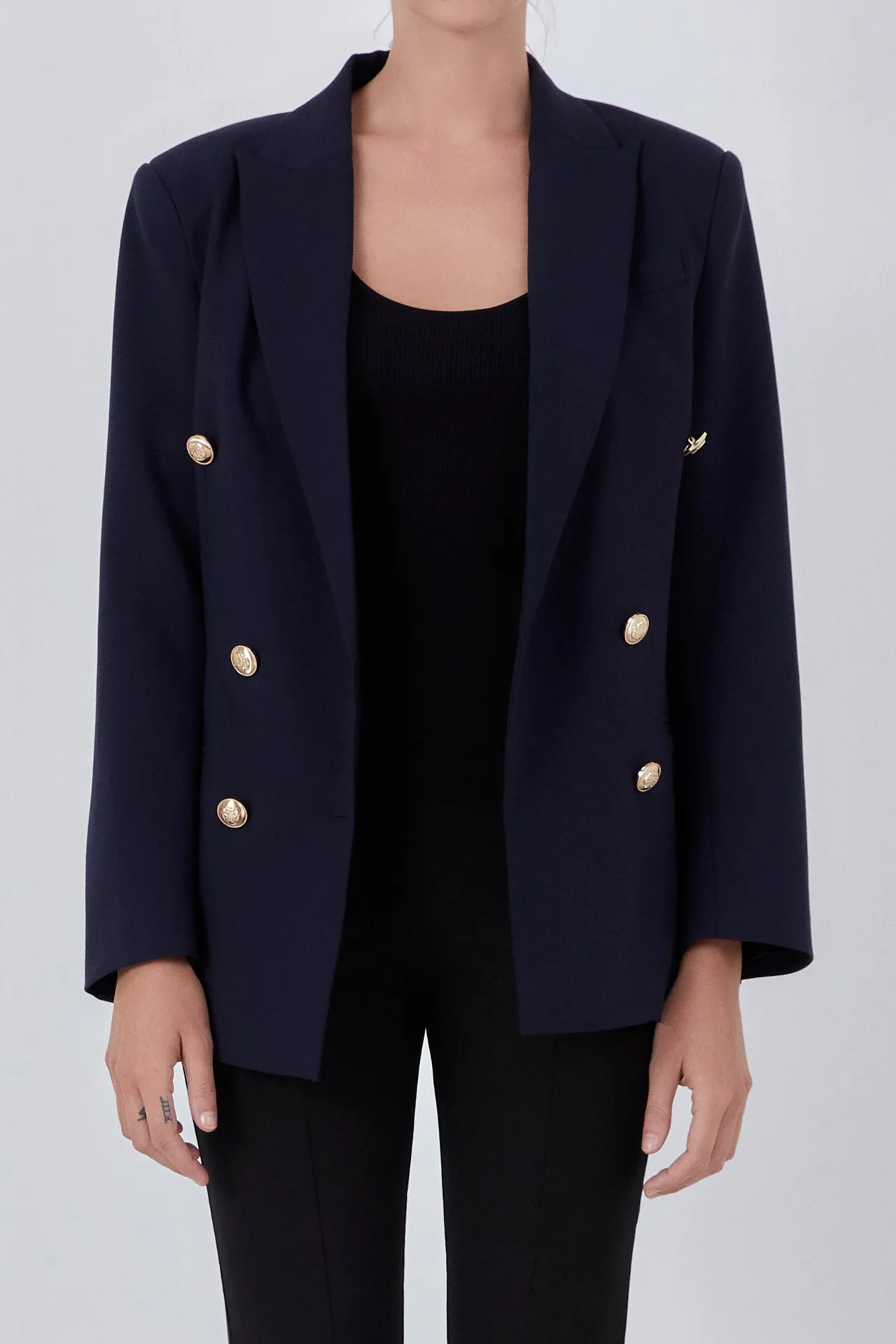 Double Breasted Suit Blazer