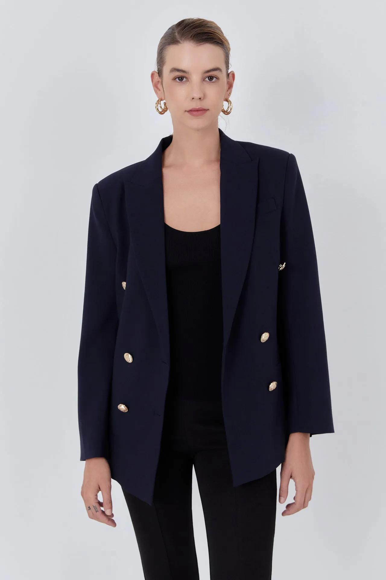 Double Breasted Suit Blazer