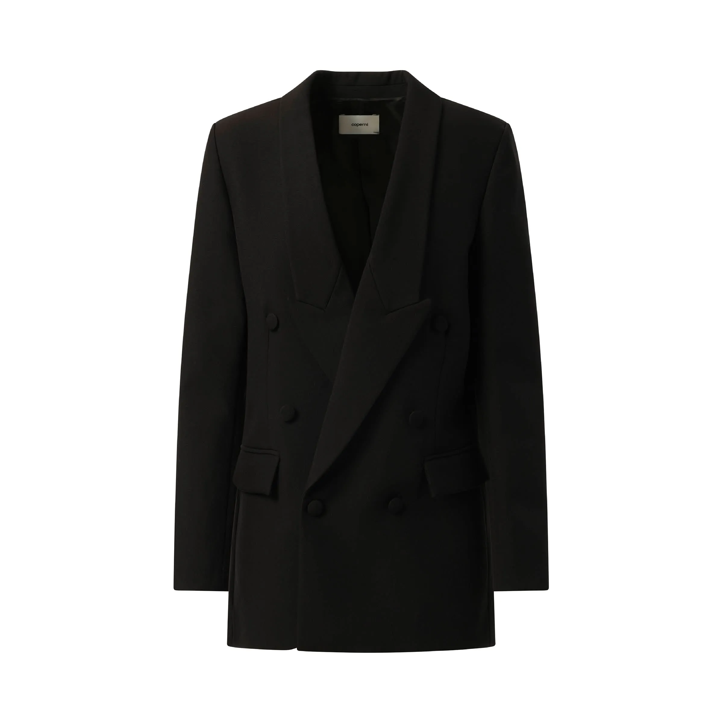 Double Breasted Tailored Jacket in Black