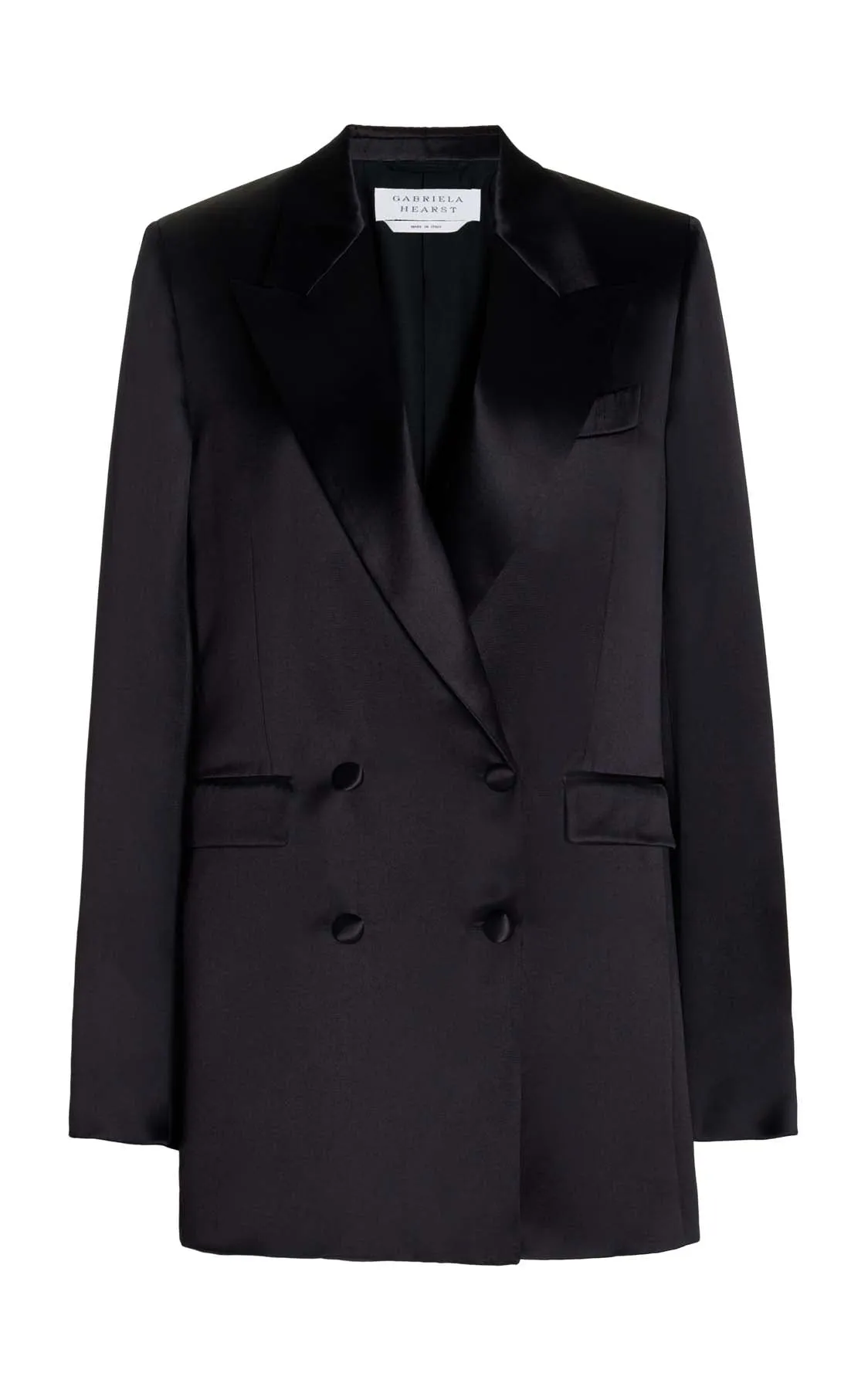 Elmore Blazer in Black Silk