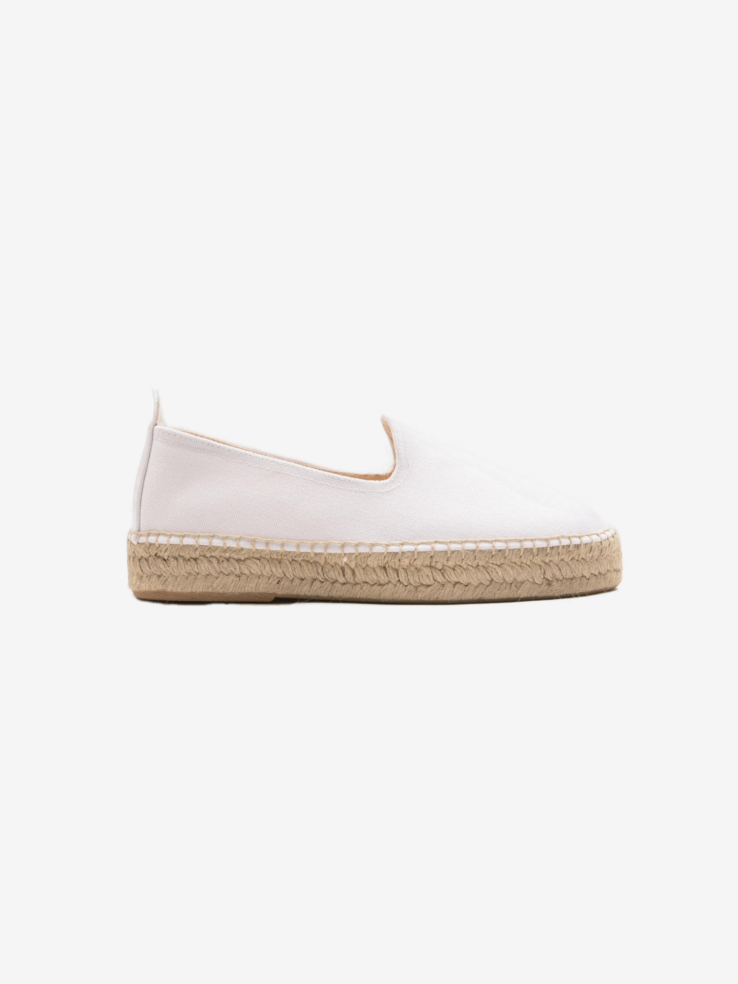 Espadrilles White Canvas