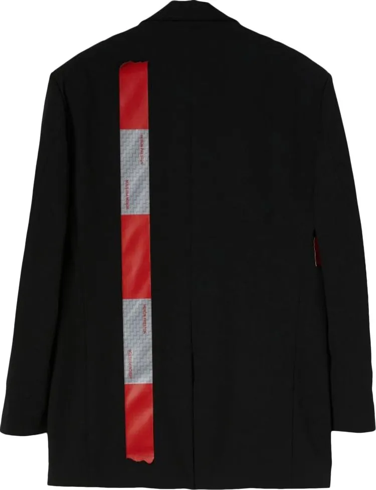 Heron Preston Logo Tape Tailored Blazer 'Black', black