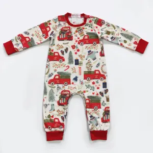 Holiday Long Sleeve boy's rompers