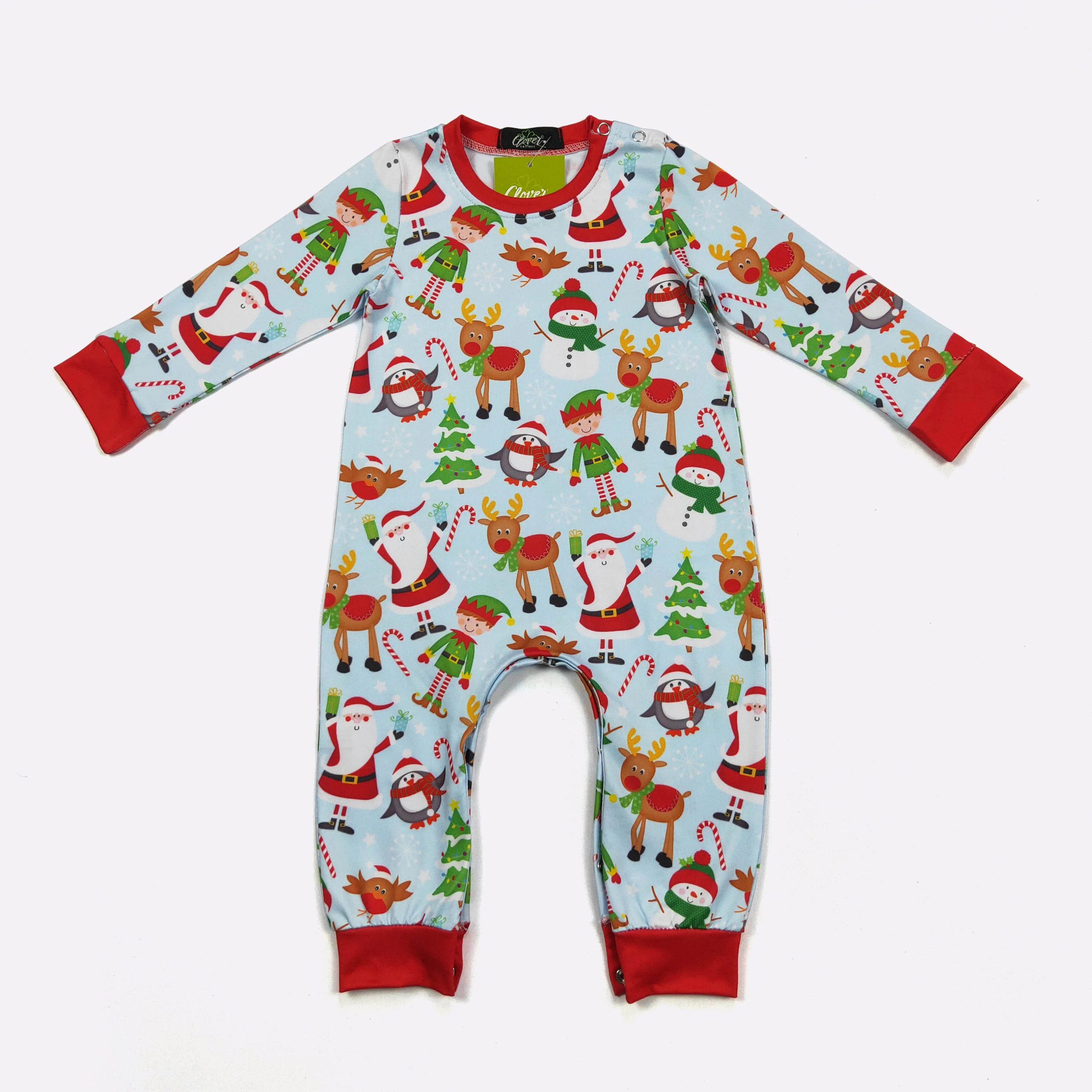 Holiday Long Sleeve boy's rompers