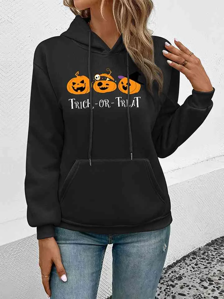 Hoodie of Spooky TRICK OR TREAT Sweater - Culture Heaven Special