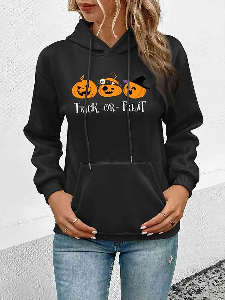 Hoodie of Spooky TRICK OR TREAT Sweater - Culture Heaven Special