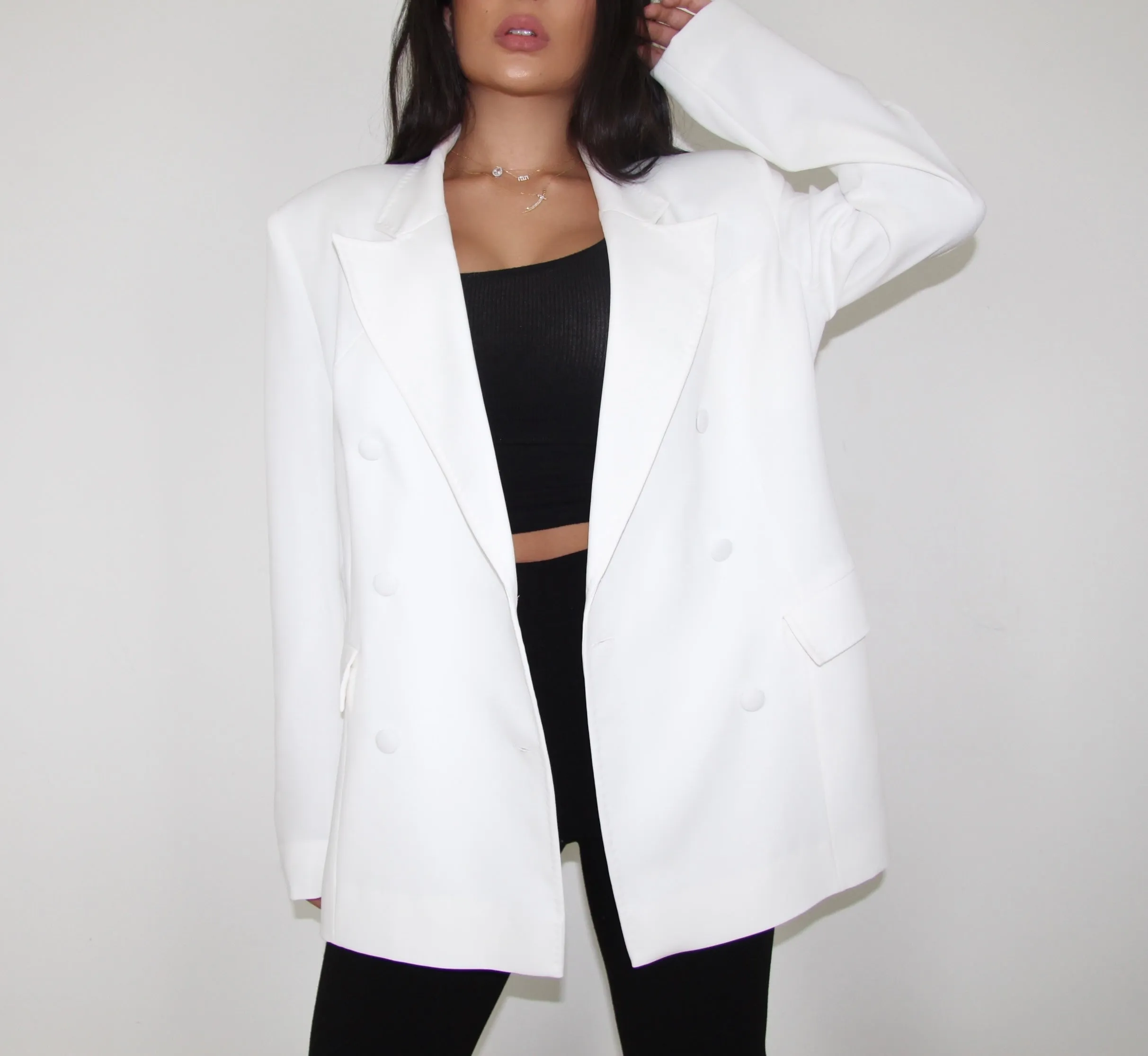 IVORY OVERSIZED BLAZER