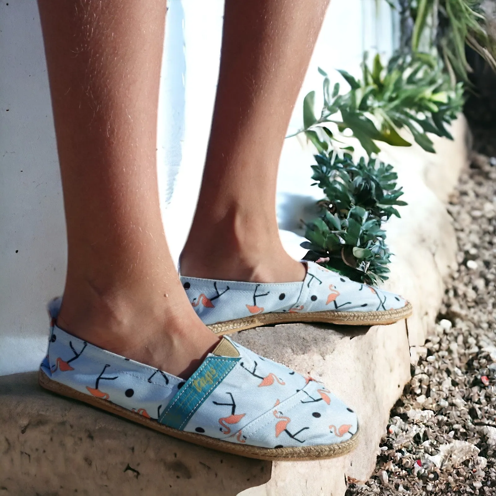 Kinder Espadrilles FLAMINGOS