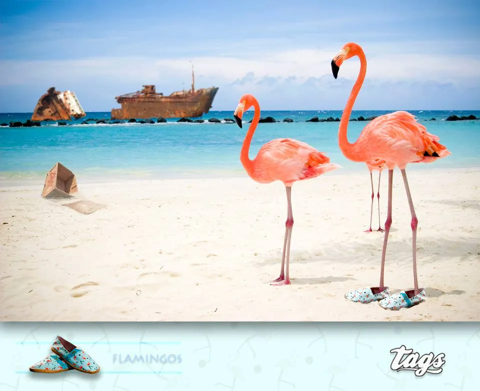 Kinder Espadrilles FLAMINGOS