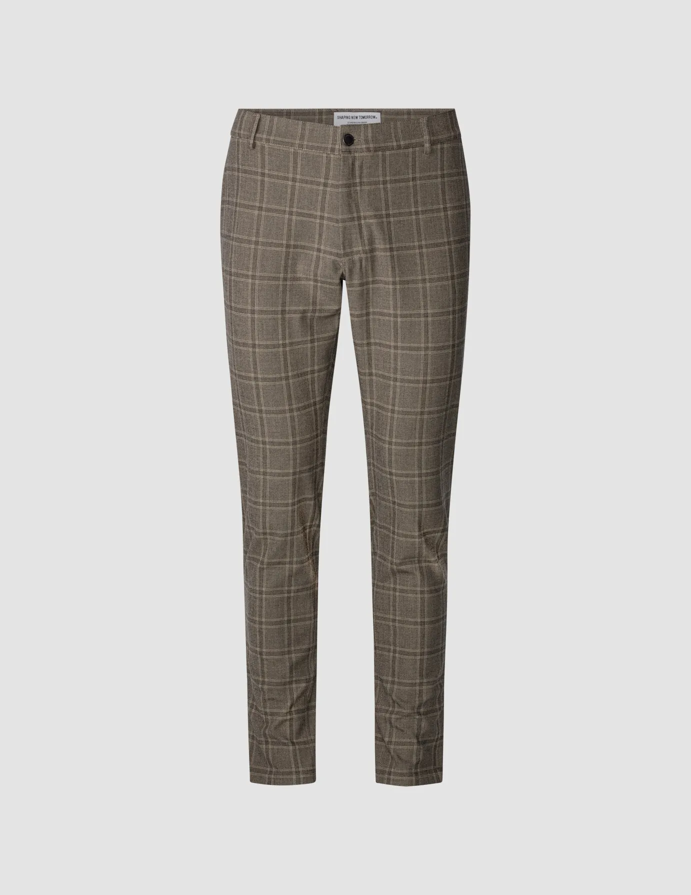 Limited Check Pants Regular Khaki