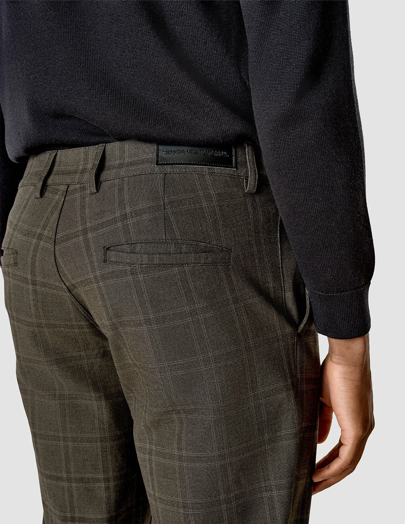 Limited Check Pants Slim Green