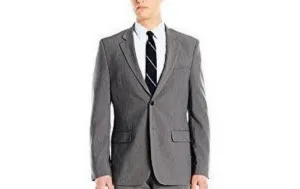 Nautica Men's Tailored Two Button Jacket, Grey, Size 44R