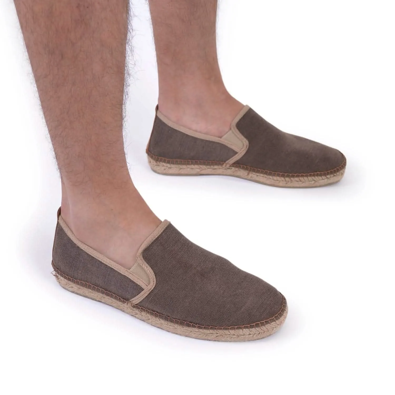 Plain Canvas Espadrilles for Men - Dallas