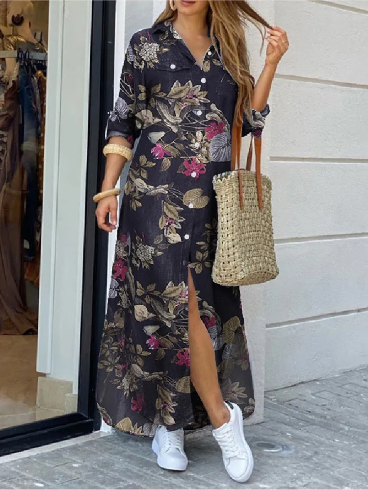 Running Errands Robe Maxi Dress - Culture Heaven Special