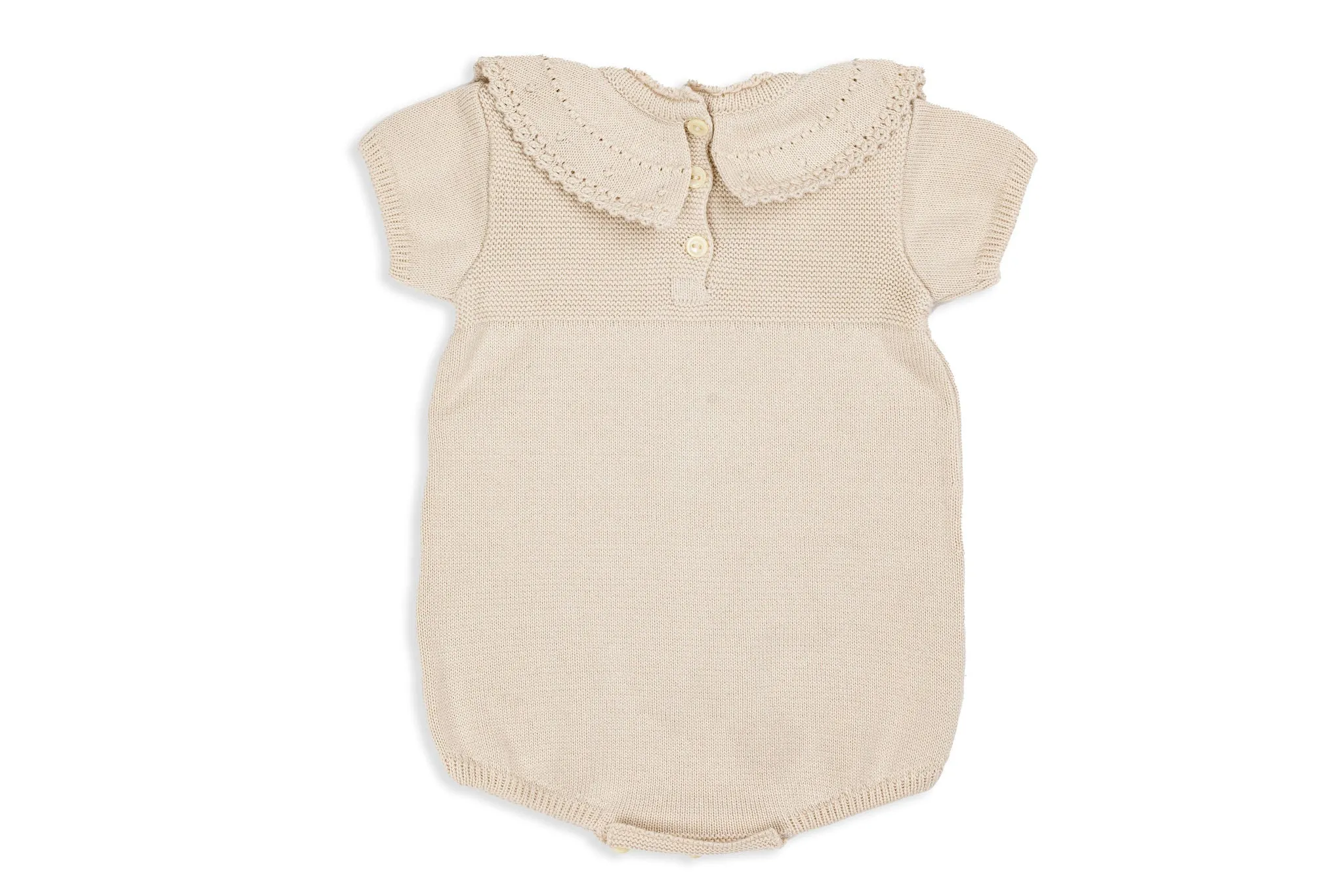 Sand Knit Baby Romper