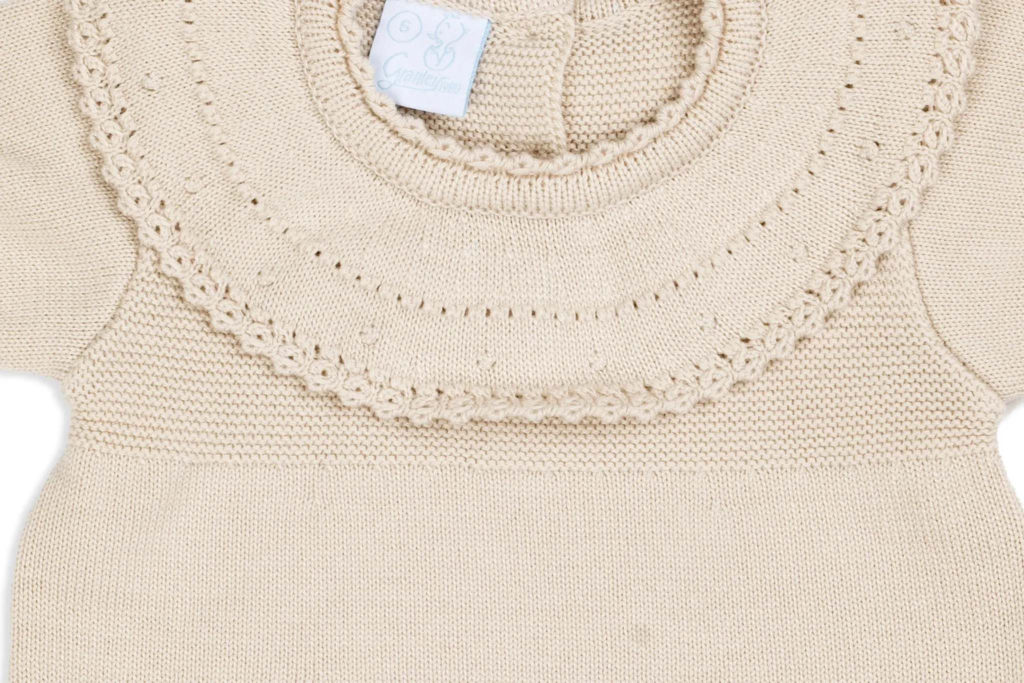 Sand Knit Baby Romper