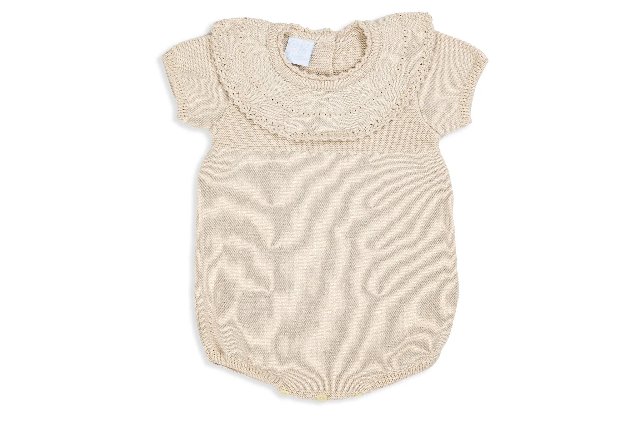 Sand Knit Baby Romper