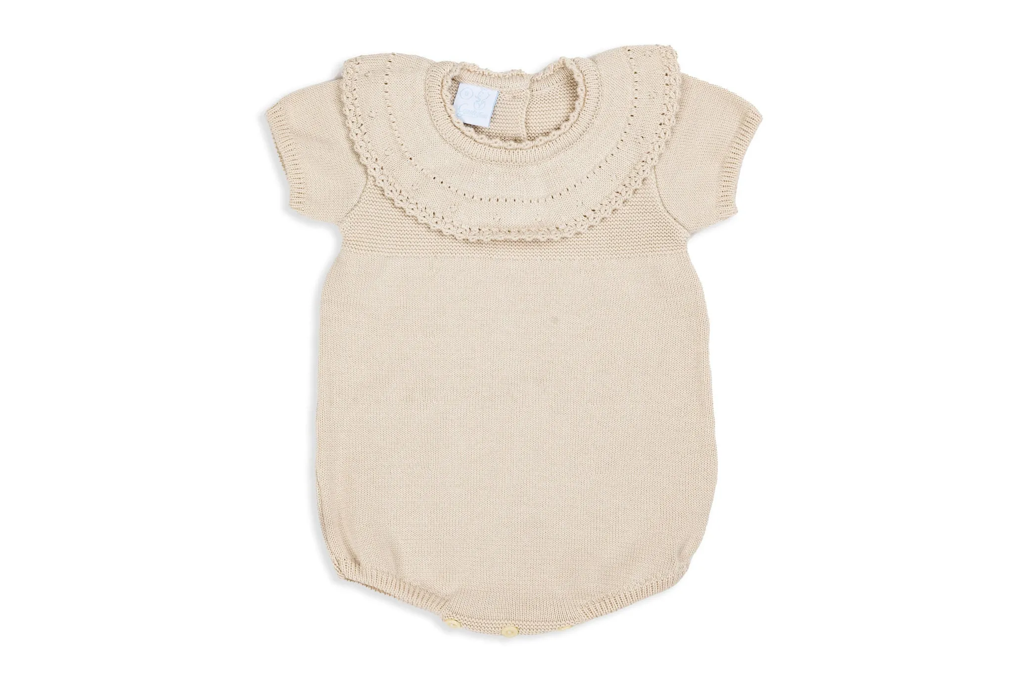 Sand Knit Baby Romper