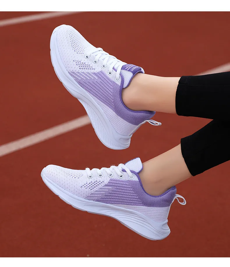 Spring Sneakers Women Casual Shoes Mesh Breathable Ladies Vulcanized Sports Shoes Female Platform Flats Chaussure Femme