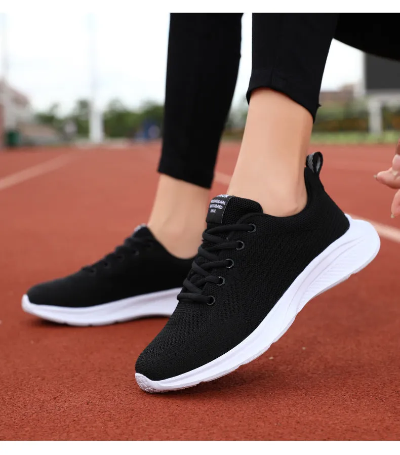 Spring Sneakers Women Casual Shoes Mesh Breathable Ladies Vulcanized Sports Shoes Female Platform Flats Chaussure Femme