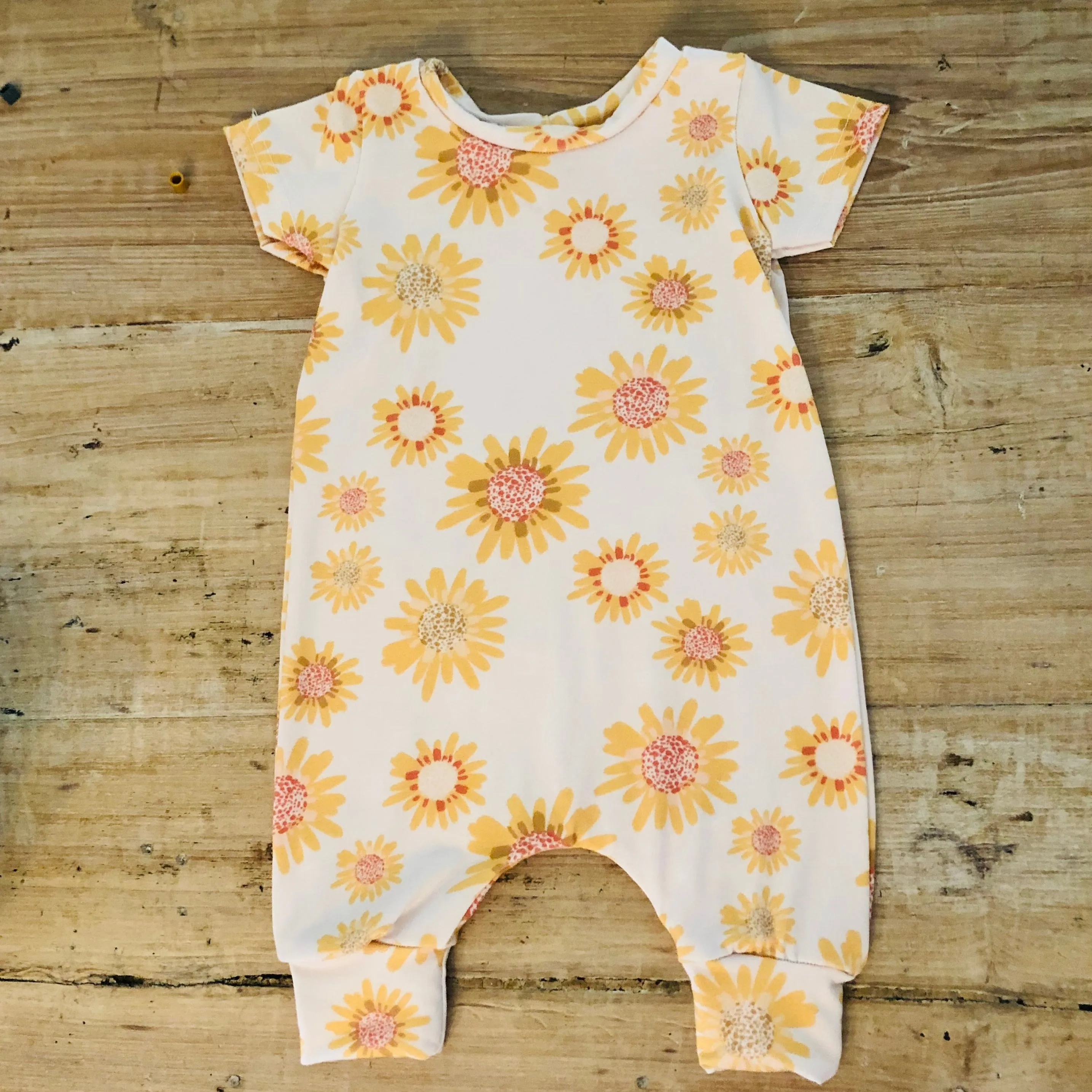 Sunflower Harem Romper