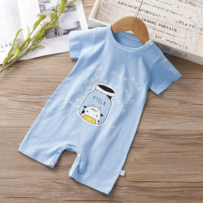 Unisex Cute Cotton Onesie Rompers For Kids