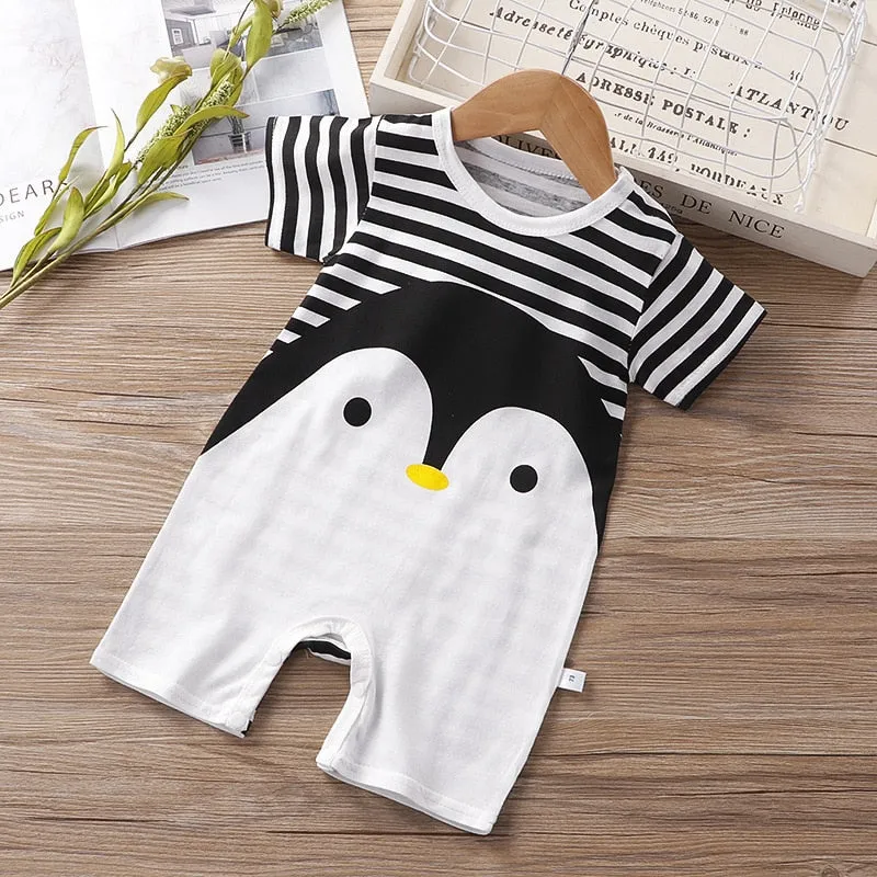 Unisex Cute Cotton Onesie Rompers For Kids