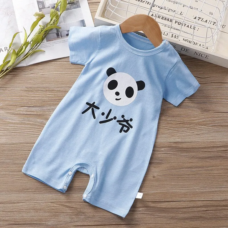 Unisex Cute Cotton Onesie Rompers For Kids