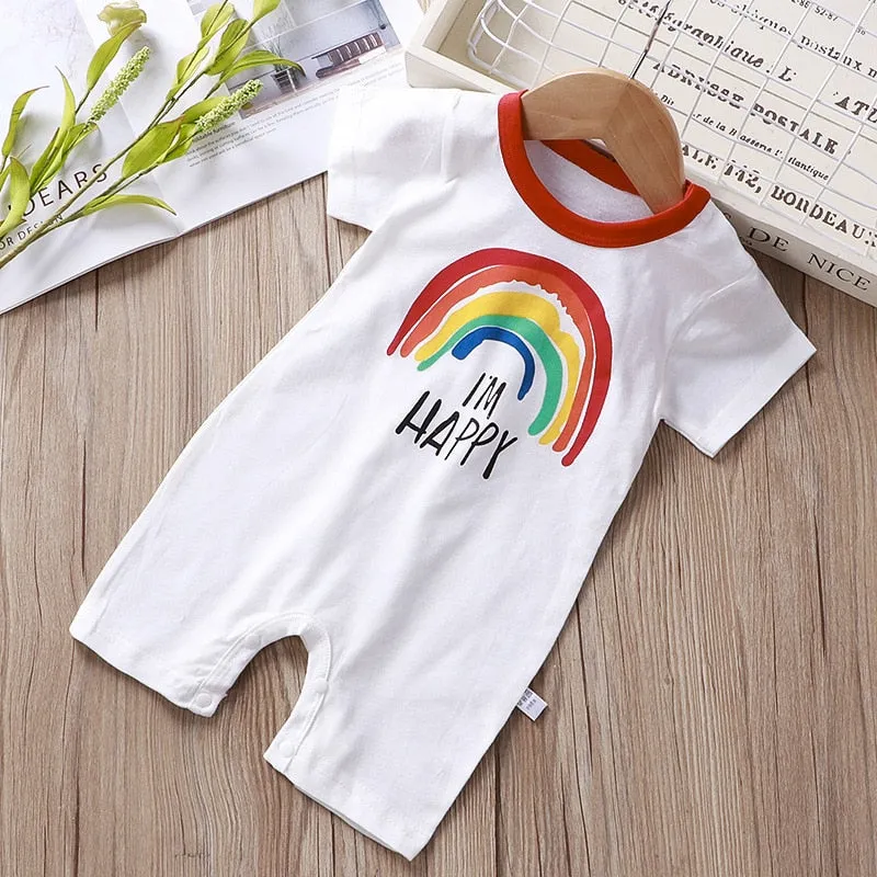 Unisex Cute Cotton Onesie Rompers For Kids