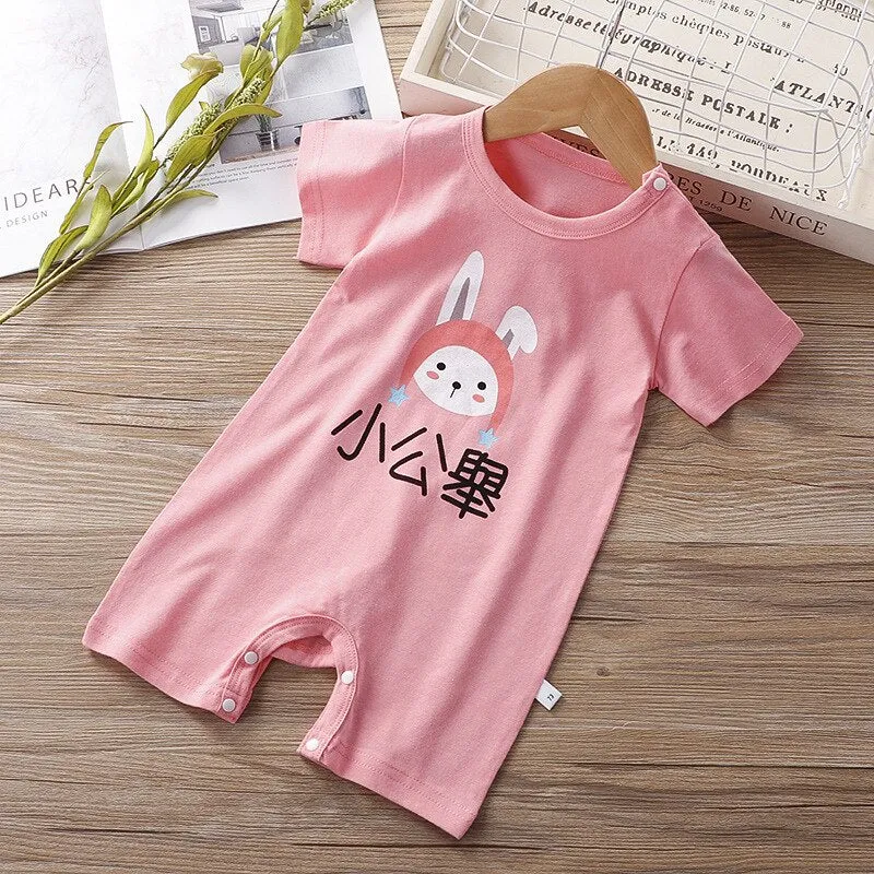 Unisex Cute Cotton Onesie Rompers For Kids