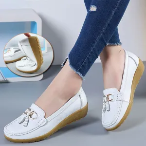 Women Flats Leather